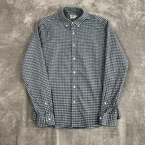 Faherty Button Down Shirt Mens M Blue White Checkered Casual‎ Lightweight